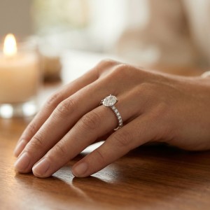 Anelli di fidanzamento con moissanite
