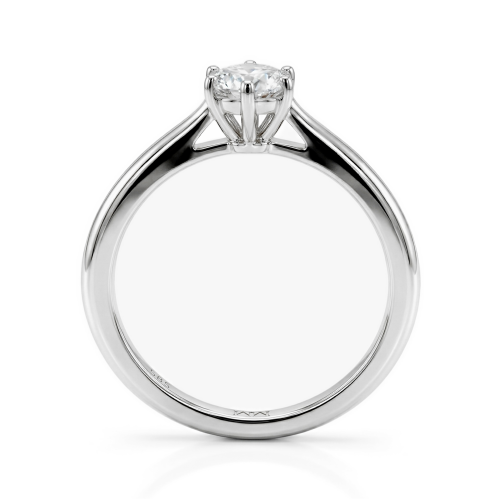 Ella - anello di fidanzamento solitario con moissanite