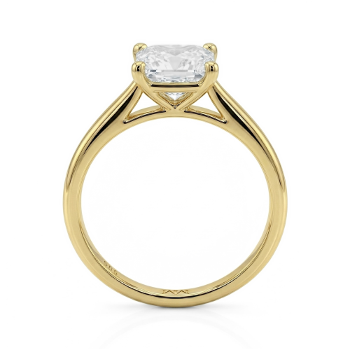 Iris – anello solitario con moissanite dal taglio princess