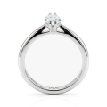 Liana - anello solitario con moissanite dal taglio marquise