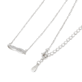Astrid - collana con moissanite d’ispirazione marquise e incastonatura a pavé
