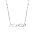 Astrid - collana con moissanite d’ispirazione marquise e incastonatura a pavé