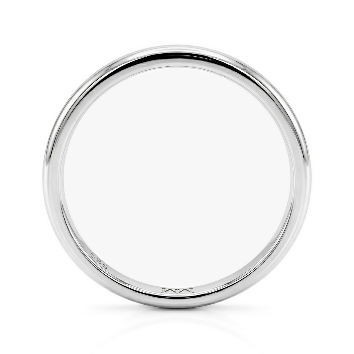 Monolithe - anello classico da uomo con interno arrotondato