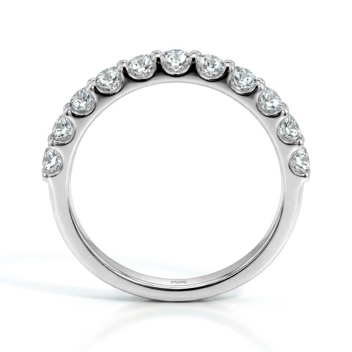 Evertina - anello eternity con moissanite