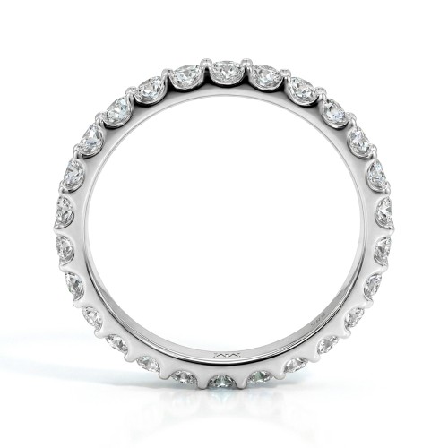 Evertina - anello eternity con moissanite