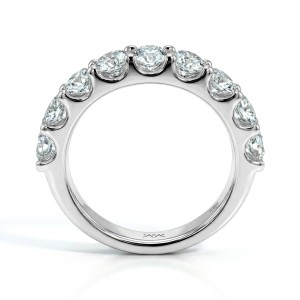 Evertina - anello eternity con moissanite