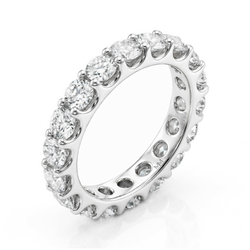 Evertina - anello eternity con moissanite