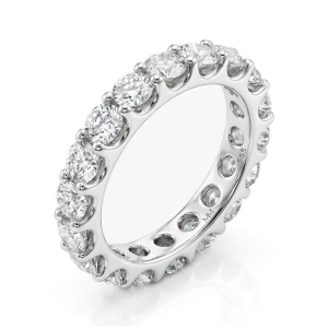 Evertina - anello eternity con moissanite