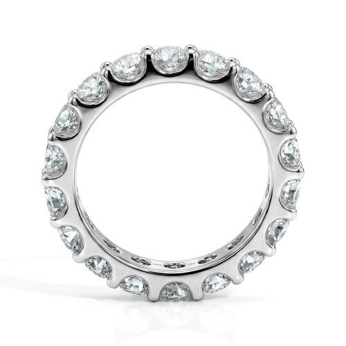 Evertina - anello eternity con moissanite