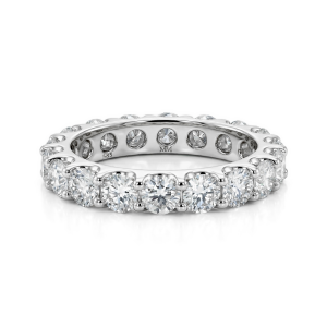 Evertina - anello eternity con moissanite