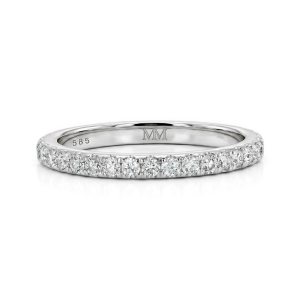 Starlet - anello eternity con moissanite