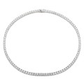 Lumina - collana a catena modello tennis con moissanite