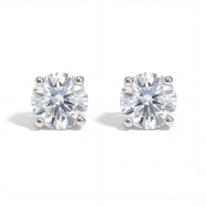 Nova - orecchini a lobo con moissanite