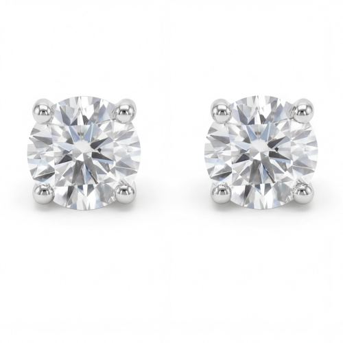 Nova - orecchini a lobo con moissanite
