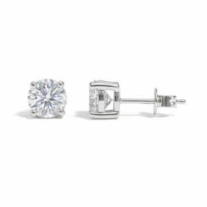 Nova - orecchini a lobo con moissanite