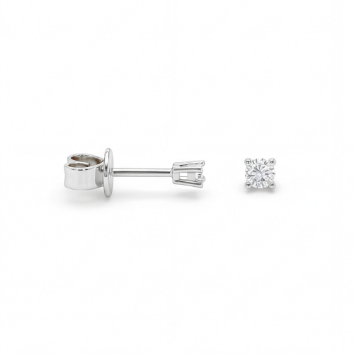 Nova - orecchini a lobo con moissanite