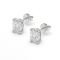 Ovalis – orecchini a lobo con moissanite ovale
