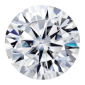 Pietre di moissanite sciolta - taglio rotondo